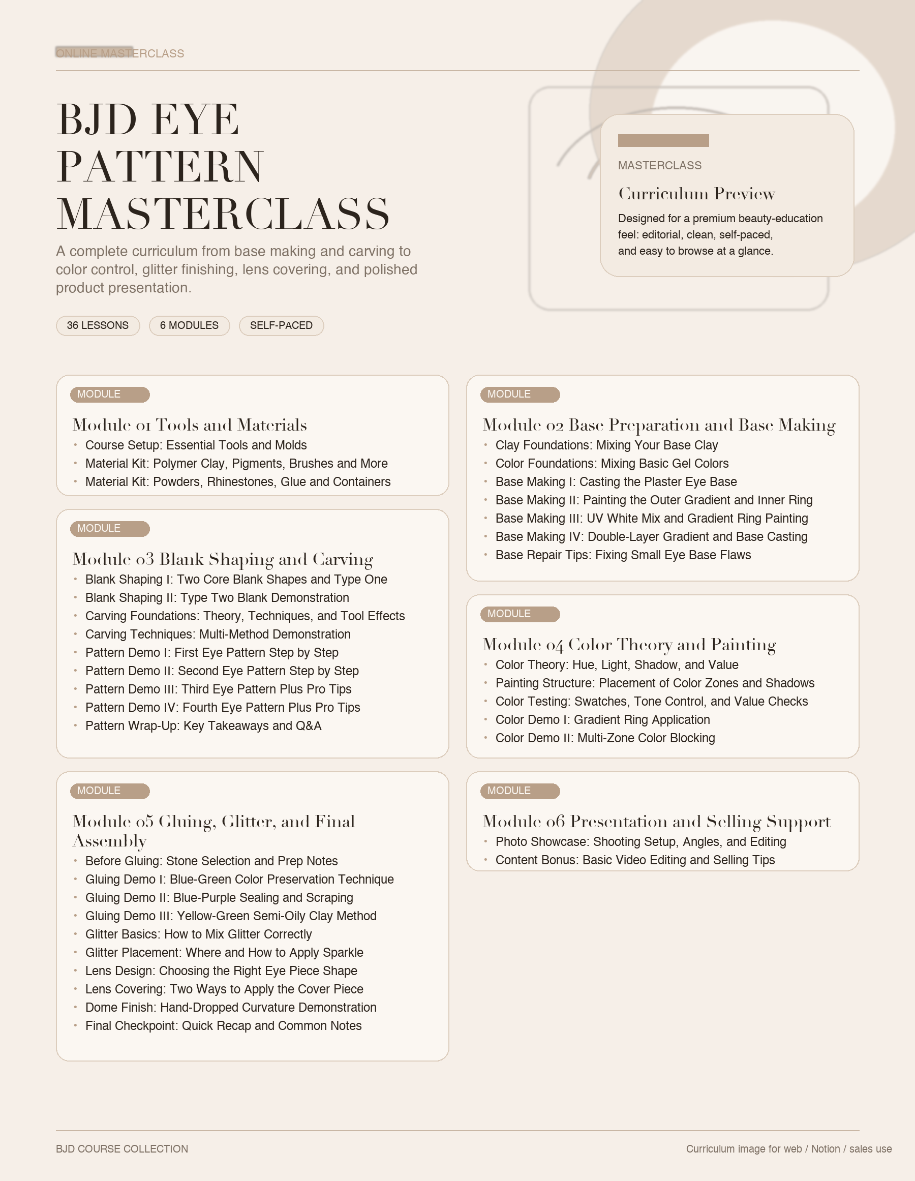Eye Design curriculum preview